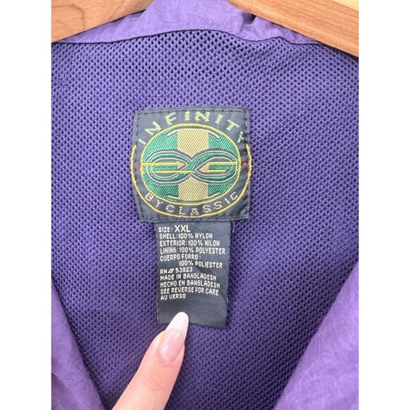 Vtg TCU Mens Jacket Sz XXL Infinity Classic TX Christian University Horned Frogs - Picture 7 of 13